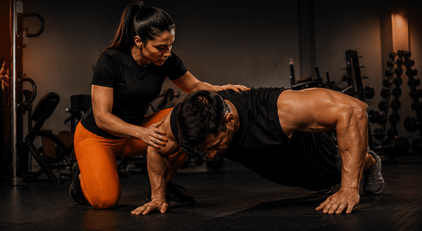 Personal training session at JAIL GYM